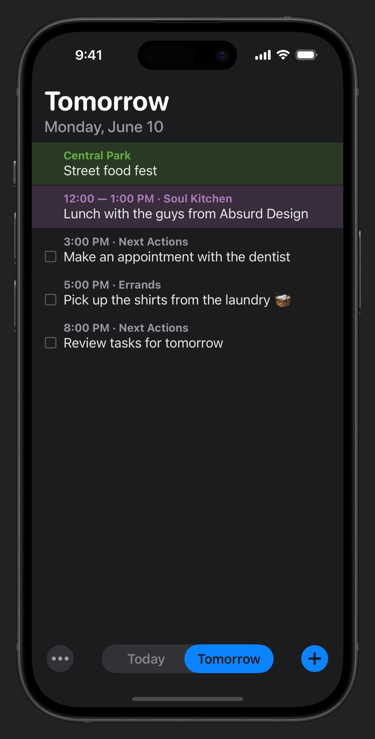 Agendus iOS app